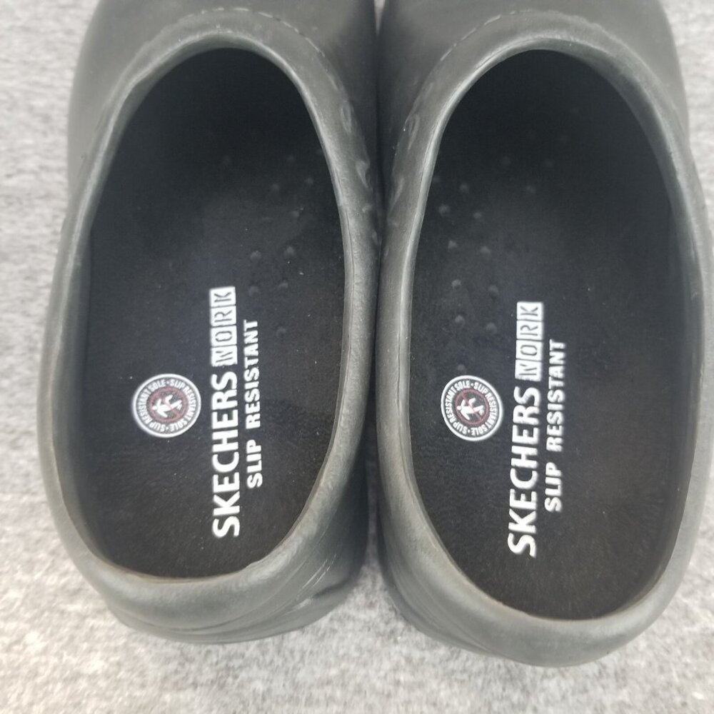 ✅SKETCHERS Work Oswald-Clara Womens 6 Slip-Resistant Work Clog Comfort Foam shoe - Picture 4 of 10